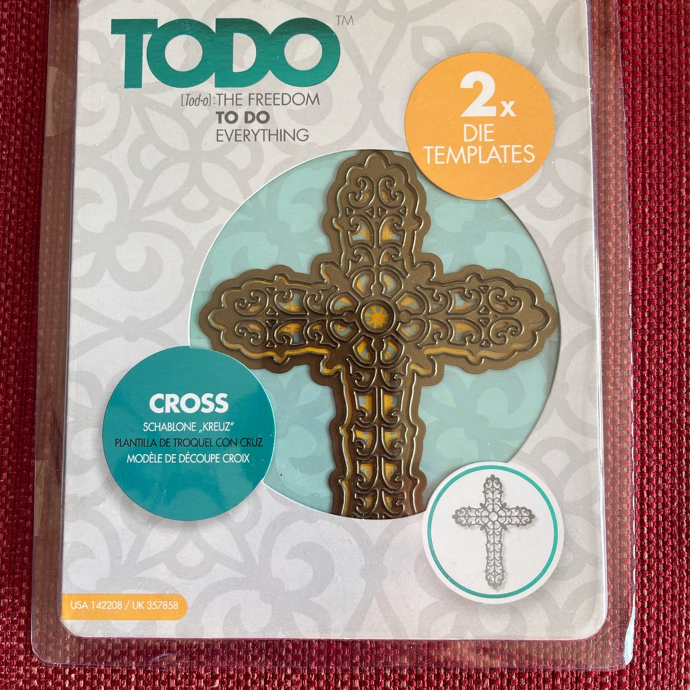 Todo cross die cut